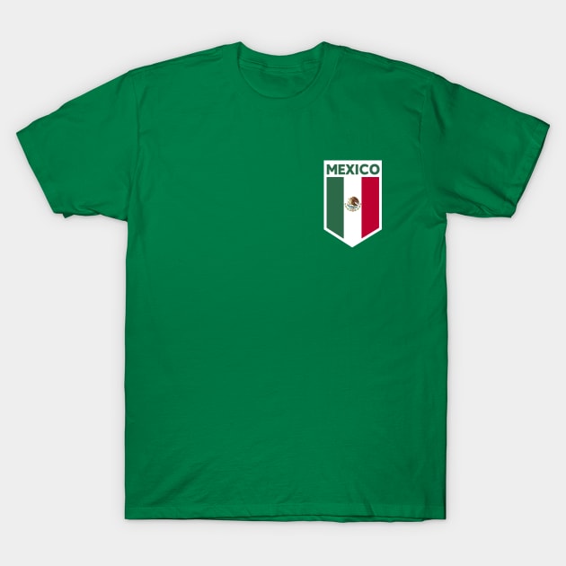 Mexico Flag Emblem T-Shirt by SLAG_Creative